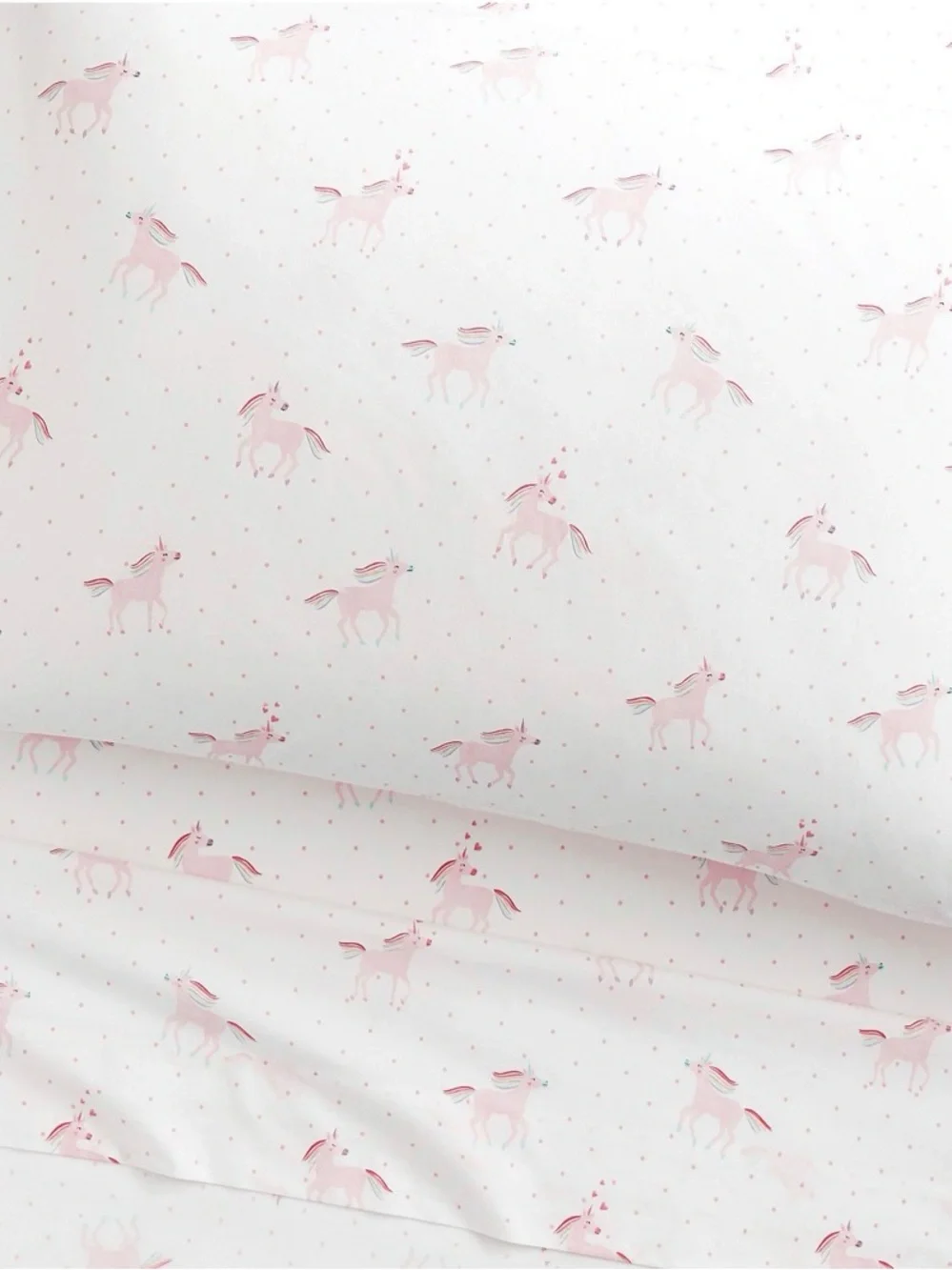 Pottery Barn Kids Unicorn Sheet Set - Pink Full